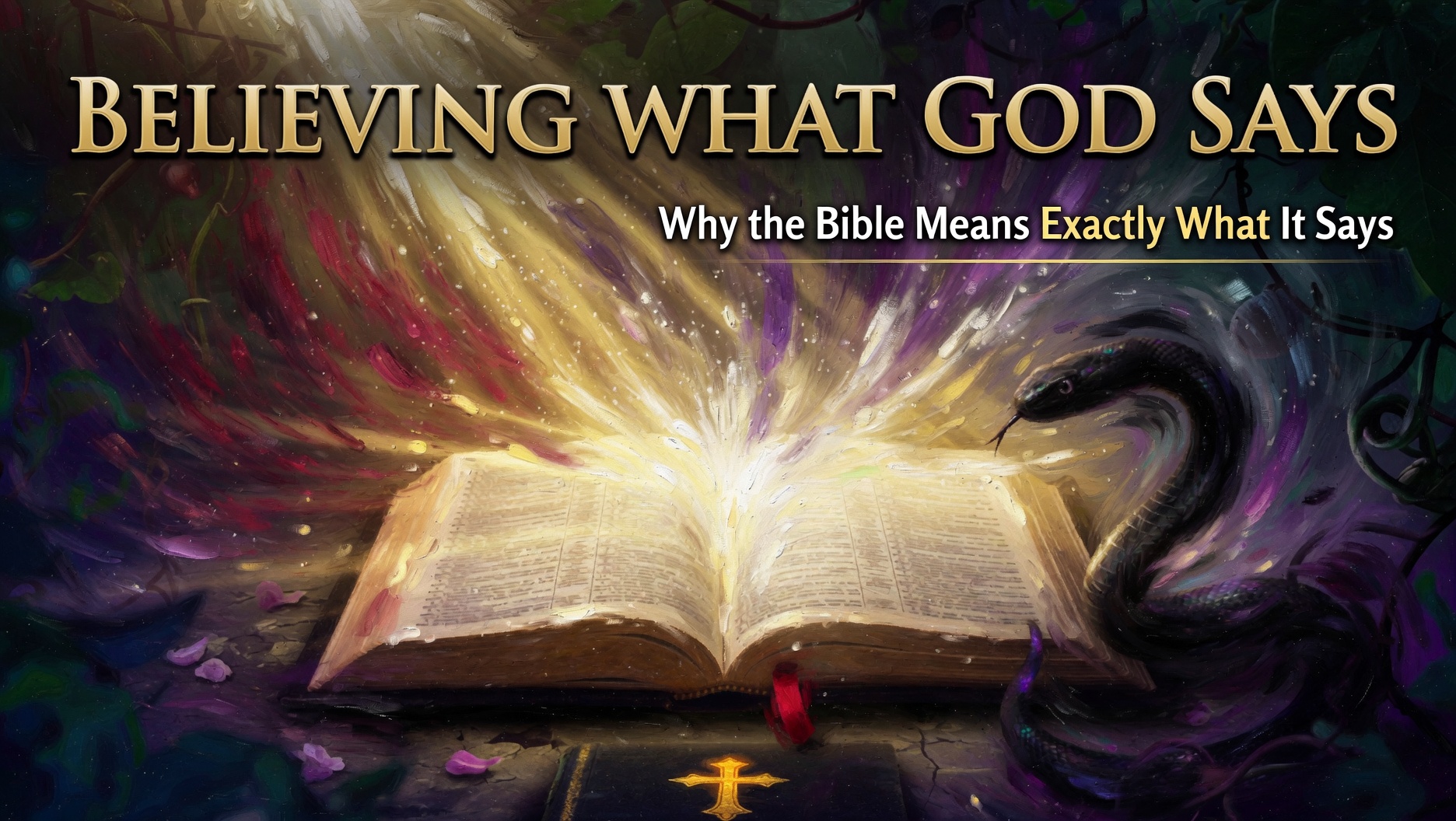 Do you believe everything in the Bible?
